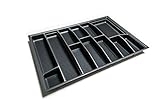 Lana Solution Besteckeinsatz für 80er Schublade, 473,5 mm x 697 mm, anthrazit