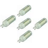 PONNYC Niederspannung 1 2V-LED. Glühbirne G9 SAFE 12-80V 6W Glühbirne - 40W Halogenäquivalent - for Rv. Camper Marine Yacht LKW-5-Pack (Farbe : Kaltes Weiß)