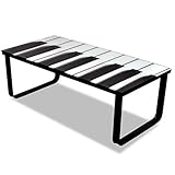 Schreibtisch, Couchtisch, robuste Struktur, Eisen, gehärtetes Glas, für Zuhause