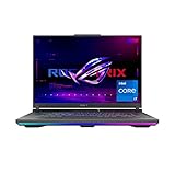 ASUS ROG Strix G16 (2023) Gaming Laptop, 16 Zoll 16:10 FHD 165Hz, GeForce RTX 4060, Intel Core i7-13650HX, 16GB DDR5, 512GB PCIe SSD, Wi-Fi 6E, Windows 11, G614JVV - AS73, Eclipse Gray