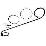 WR-Design Himmelbett-Set Betthimmel Himmelstange Himmelset Baldachin Raffhalter Himmelhalter (Schwarz)