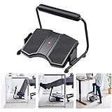 RIAMTGCX HöHenverstellbare FußStüTze Unter Schreibtisch, BüRo Gadgets FußBank, Ergonomische Gaming FußAblage Schreibtisch Beinablage For Couch Mit Rutschfesten Streifen, Schwarz