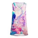 Poloshirt Damen Top Mit Integriertem BH Blusenshirt Damen Blusen & Tuniken Für Damen Spaghetti Top Damen T Shirt Crop Top Top Damen Damen Tops Sommer Tank Top Damen Poloshirt（6-Purple,XXL）