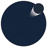 UTUMAX Home & Garden Schwimmende PE-Solarfolie 250 cm schwarz und blau