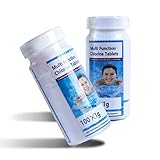 Pool Reinigungstabletten, Pool Cleaning Tablet, Pool Cleaning Tablets, Reinigungstabletten für Pool, Sprudeltabletten zur Wasserproblemen im Pool(200pcs)