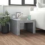 TEKEET Home Furniture Couchtisch Betongrau 50x50x35cm Größe Engineered Wood