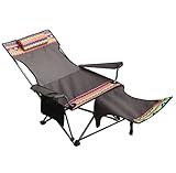 Klappbarer Campingstuhl Outdoor-Liegestuhl, Ultraleicht, Mittagspause, Siesta-Strand, Freizeit, Auto, Rückenlehne, Tragbarer Angelsitz Mit Abnehmbarem Kissen Reisestuhl Faltstuhl Anglerstuhl ( Color :