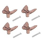 DOITOOL 4 Stück Schrankgriff Vintage Schrankknöpfe Küchenknopf Dekorative Türgriffe Zinklegierung Altmodisch