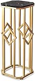 SXDHOCDZ Multifunktionaler Metall-Blumenständer, bodenstehender Pflanzenständer für Wohnzimmer, Eck-Blumenregal in Gold