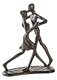 Casablanca - Skulptur, Dekofigur - Dancing - tanzendes Paar - Eisen brüniert - 17 cm hoch