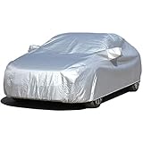 ZYING Autogarage Kompatibel mit KIA NIRO,Ceed,Carens,Optima,Autoplane Autoabdeckung Staubdicht Wasserdicht Undurchlässig Mobile Garage Allwetterschutz,Silber,Optima