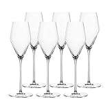 Spiegelau & Nachtmann, 6-teiliges Gläser-Set, Kristallglas, Definition - (6 Champagnergläser)