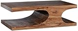 SIT-Möbel Goa 8183-01 Couchtisch mit 2 Ablagen, Sheesham-Holz, gewachst & naturfarben, 118 x 70 x 37 cm