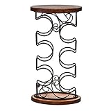 Wine Racks 3-Tier Wine Rack Hold 6 Bottles Iron Wine Display Shelf Wine Racks Free Standing Floor Countertop Wine Storage Holder Wine Rack Stand Wine Racks (Color : A)