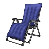 Zero Gravity Loungesessel, Zero Gravity Chair Lounge Chair Faltbarer Mittagspause-Stuhl Single Balkon Home Freizeit Sommer Cooler Stuhl Faule Rückenlehne Sofasessel (Color : Black) Lounge-Sessel