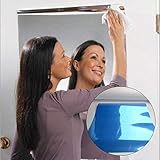 Yuciya Spiegelaufkleber, reflektierende Spiegelaufkleber, selbstklebend, für Wohnzimmer, Badezimmer, Garderobe