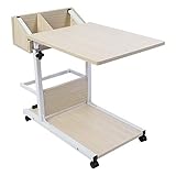 Multifunktionaler tragbarer Notebook-Computertisch, beweglicher und verstellbarer Computer-Notebook-Schreibtisch, Einheitsgröße, Weiß