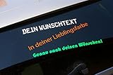 Schilderkröten® Wunschtext - Aufkleber selbst gestalten für Auto - Motorrad - Boote - von 10 bis 150cm Länge - Car Sticker - Autoaufkleber - klebt auf Allen glatten Oberflächen