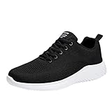 lässige Schuhe Freizeitsport Herren Trainer weiche Unterseite lässige Sportsportschuhe Keilabsatz weiche Sohle Casual Turnschuhe Fashion Freizeit Gelegenheitsschuhe für Männer