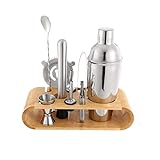 10/14 Pcs 750ml Cocktail Shaker Making Set Bartender Kit with Stand DIY Drink Mixer Home Tool Bar Accessories