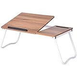 Schoßtische, faltbar, Laptop-Tablett, Schreibtisch, Bett-Tablett, TV-Tablett, Bodentisch, 64 x 36 x 27 cm, Mehrzwecktische (Farbe: Bildfarbe, Größe: 64 x 36 x 27 cm) Good