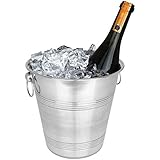 TW24 Sektkühler Edelstahl Wein Champagner Sekt Kühler Weinkühler Eiskübel Flaschenkühler Champagnerkühler