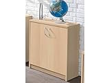 möbelando Kommode Schrank Standschrank Anrichte Beistellschrank Holzschrank Olli I Buche