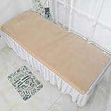 Badetuch, saugfähiges Handtuch, Badetuch, Schönheitssalon, spezielles Handtuch, Massage, Gesundheit, Bett, großes Handtuch, Lochtuch, Kamelfarbe, 80 x 180 cm dick