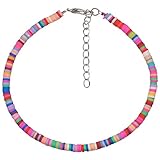 Holibanna Perlen Fußkettchen Armband Böhmischen Fuß Fußkettchen Bunte Perlen Geschichtete Fußkettchen Sommer Strand Schmuck für Frauen Mädchen (Bunt)