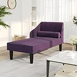 INLIFE Schlafsofa 2-Sitzer Lila Stoff,Lila,10.55KG,340731