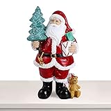 manchas Stehende Weihnachtsmann-Deko,Festlicher roter stehender Weihnachtsmann - Weihnachtsfiguren für Weihnachten, Weihnachtsmann, Dekoration, Weihnachtsfeierzubehör