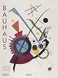 Bauhaus 2023: Großer Kunstkalender. Hochwertiger Wandkalender mit Meisterwerken des Bauhaus Stils. Kunst Gallery Format: 48 x 64 cm.