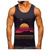 Vests Herren Langer Vests Anliegend ärmellos Mit Taschen Sommer Baumwoll Blusentops Herren Muster Geburtstag Elegantes Leichte Rundhals Marine