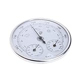 BAFAFA Haushaltswetterstation, Barometer, Thermometer, Hygrometer, Wandbehang, Multifunktionsbarometer, Haushaltswettermesser Barometer
