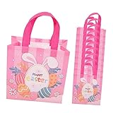 MUSISALY 10 Stück Hasenbeutel Osterplätzchenbeutel Kaninchen-Geschenktüten Jahr des Hasen-Geschenkbeutels Keksverpackungsbeutel Süßigkeiten-Geschenkbeutel Einkaufstasche Organizer