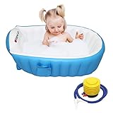 Aufblasbare Baby-Badewanne für Reisen, rutschsicher.