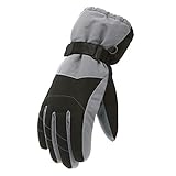 Schneehandschuhe Kinder Wasserdicht Jungen Mädchen Fäustlinge Fleece Winterhandschuhe Fahrradhandschuhe Warme Fleece Laufhandschuhe Sporthandschuhe für Rodeln Snowboard Skifahren Radfahren Wandern