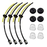 Universal Benzinfilter Kit, Benzinschlauch Dichtung, Benzinfilter Kit, Universal Benzinfilter Ersatzteile Benzinschlauch Dichtung für Motorsense Erdbohrer Heckenschere Freischneider Hochentaster