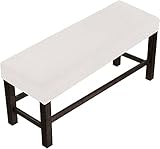 SDNAM Bezug Für Sitzbank Schonbezug Holzbank Bezug Sitzbank Bank Stretch Bezug Sitzbank Gepolstert Polsterbank Husse Hocker Schuhbank Protector für Eingangsbereich Esszimmer (Color : #41)