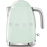 Smeg Elektrischer Wasserkocher KLF03PGEU, Chrom, Edelstahl, 1.7 liters, Pastellgrün