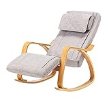 YUYTIN Massagesessel für Heim und Büro - Stressless Sessel mit Hockern - Shiatsu Massage - Massagestuhl mit Heizfunktion - Relax-Sessel - Massage zurück