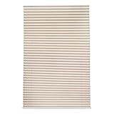 Amazon Basics Plissee-Rollo ohne Zugkette, ohne Bohren, 80 x 130 cm, Creme