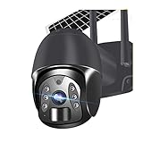 NEDOES Tuya IP-Kamera WiFi 4G SIM-Karte Videoüberwachung CCTV Überwachungskamera 1080P Solar Outdoor Wireless Battery PTZ Smart Home (Color : 1 UK, Size : WiFi Camera 32G)