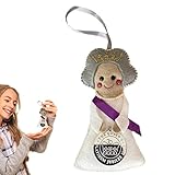 AYBAL Queen Elizabeth II Tree Ornament, Queens Elizabeth Gedenkornament, hängende Ornamente gedruckt The Queens Platinum Jubilee (Color : White)