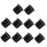 20 Stück Metall-Kerzenbecher, Weihnachtsdekoration, Weihnachtskerzen, schwarzes Metall, Leere Kerzenbecher, goldene Kerzenhalter, Hochzeit, Tischdekoration, Heimtisch, Ke