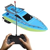 Rc-Boot, selbstaufrichtende Rennboote, stabiles, leicht aufzuladendes Vorschulspielzeug, Wasserrudersteuerung, funkgesteuertes Wasserfahrzeug, wiederaufladbare Batterie, ferngesteuertes Boot für Pools