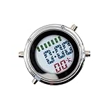 Mikikit 1Pc Digitaler Wecker Stiller Wecker Silberne Wanduhr Wand-Digitaluhr Hängender Wecker wasserdichte Wanduhr Studenten-Hängeuhr