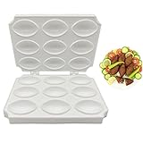 9 Teilig Gefüllte Form Meat Roll Mold Meat Press Werkzeug Frikadelle Gefüllte Meatloaf Press Fleisch Ball Macher Hausgemachte Frikadellen DIY Fleischbällchen Form Frikadellenform Kochutensilien