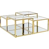 Couchtisch Orion Gold (4/Set)