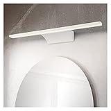 MKYOKO Wandleuchte für Badezimmer, Weiß, 38/52/78 cm, einfaches Badezimmer, Badewanne, Wandgemälde, wasserdicht, spritzwassergeschützt, für Schminktisch, Make-up, LED-Lampe, LED-Spiegelleuchte (Farbe: